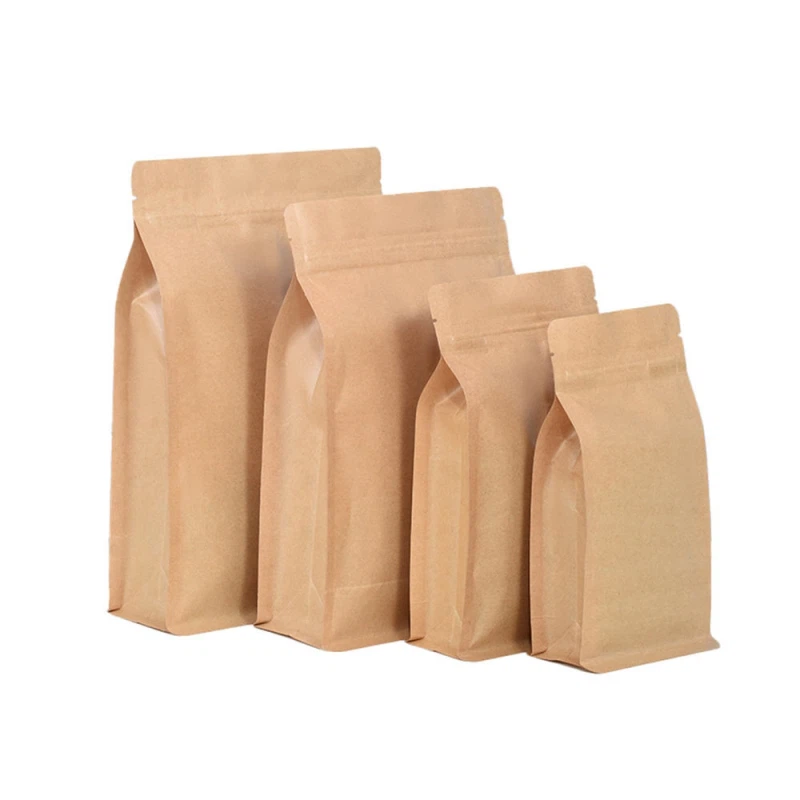 Nuts Packaging Kraft Paper Bags